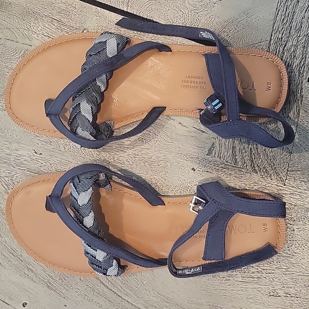 Toms navy sandal
